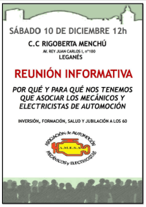 Reunion informativa Leganés